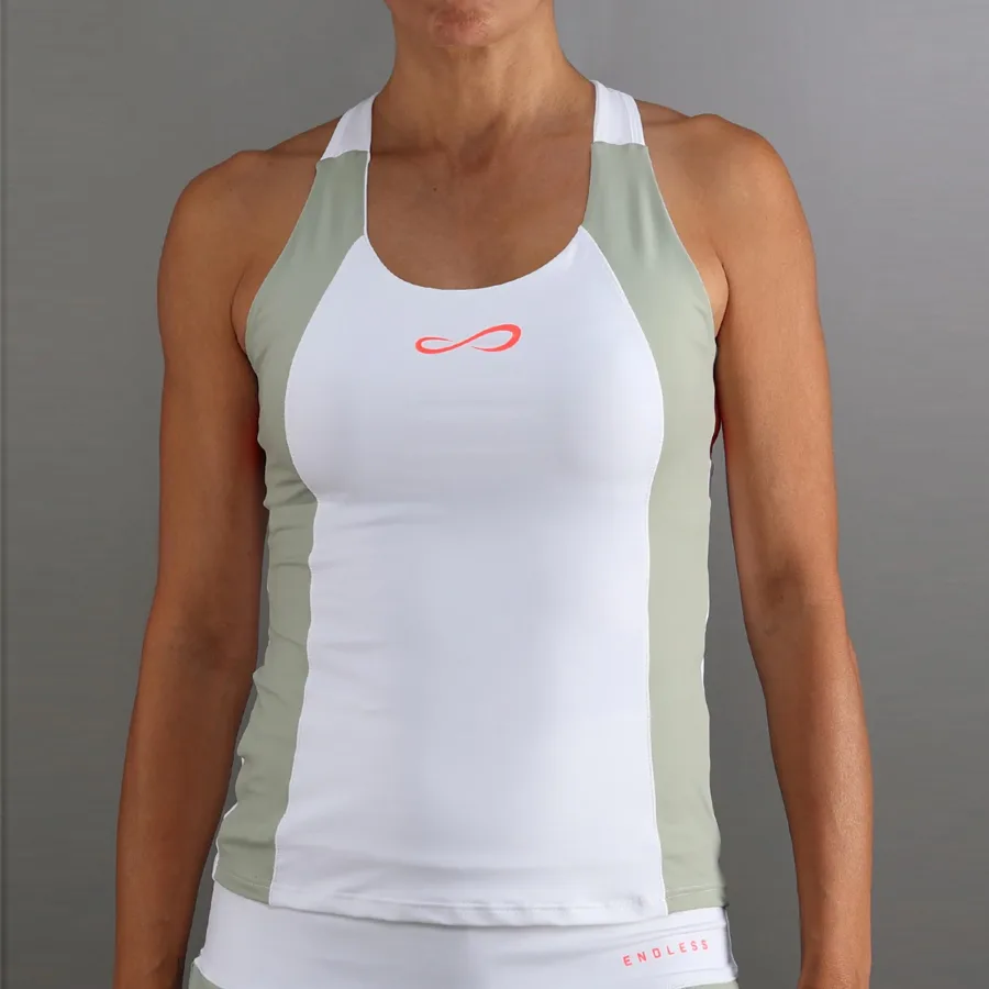 Endless CODE Tank-Top Damen - weiß