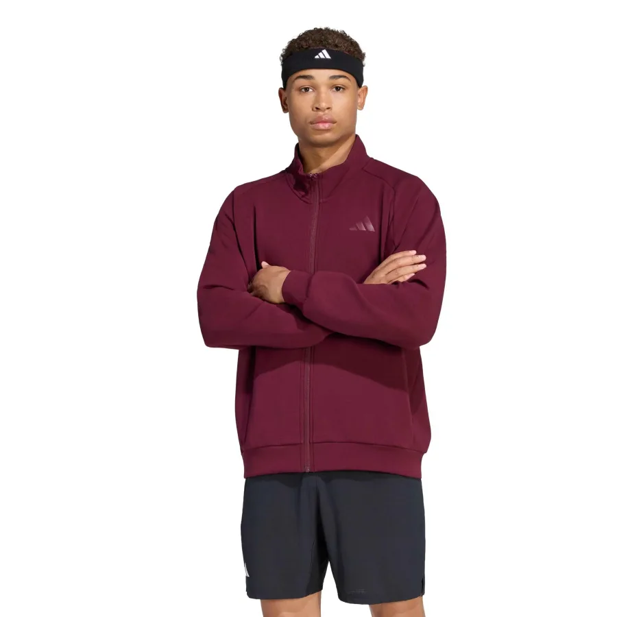 adidas Cover Up Trainingsjacke Herren - weinrot