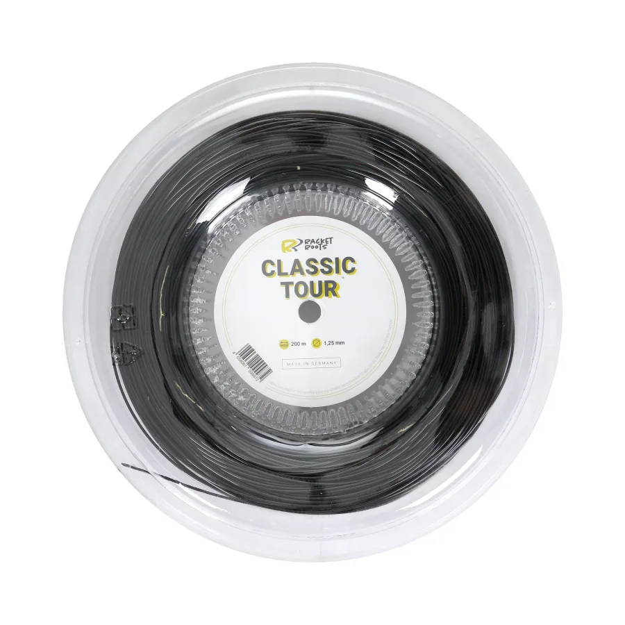 Racket Roots Racket Roots RR Classic Tour Saitenrolle 200m - Schwarz