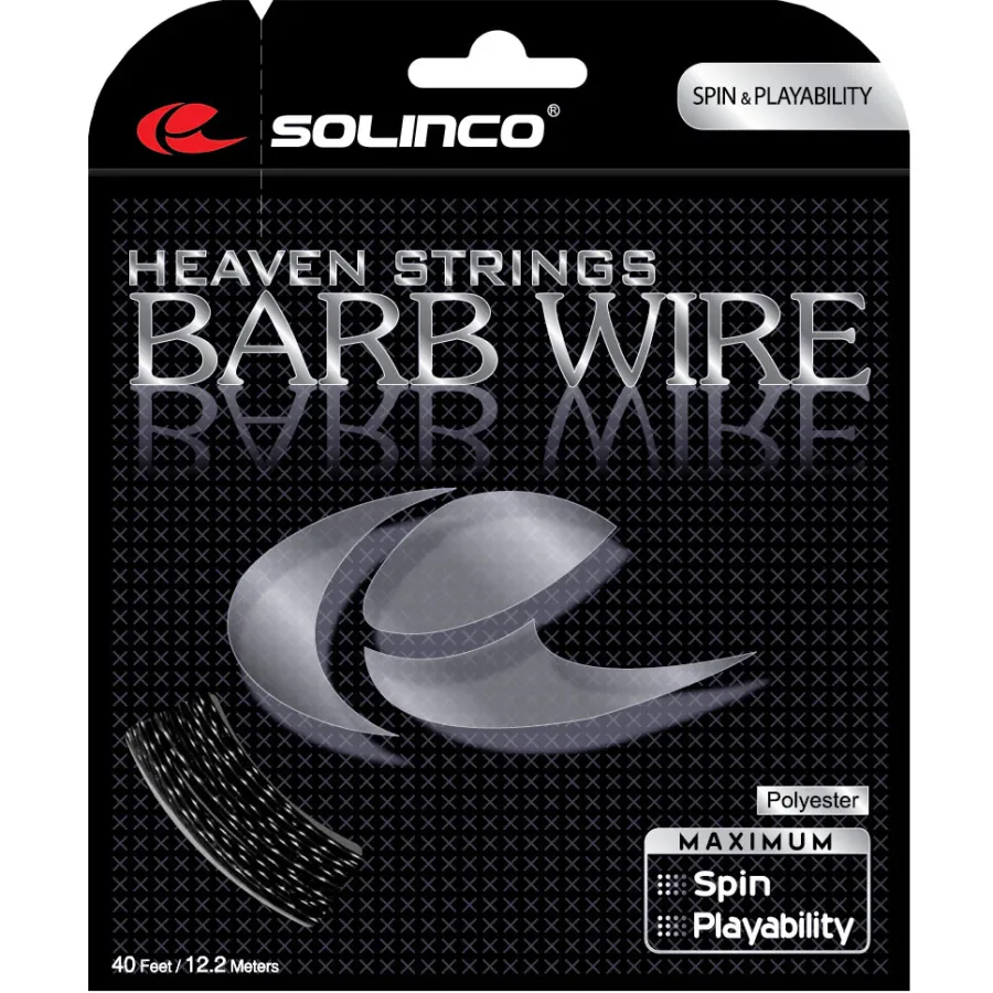 Solinco Solinco Barb Wire Saitenset 12, 2m - Schwarz