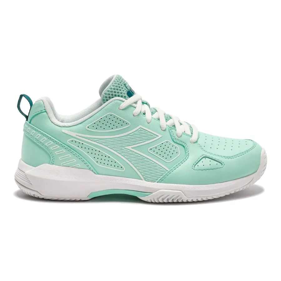 Diadora S. Challenge 7 Sandplatzschuh Damen - grün, weiß