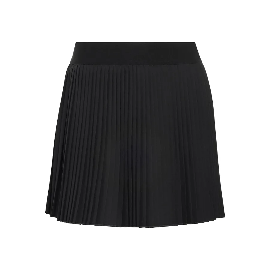 adidas Club Pleated Long Rock Damen-schwarz