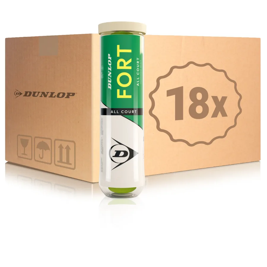 Dunlop Dunlop 18x 4er Dose Fort All Court