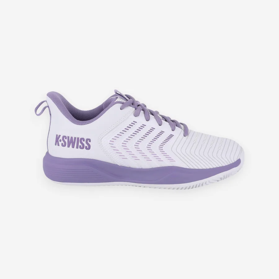 K-Swiss Damen Tennisschuhe Sandplatz - Ultrashot Light weiß/violett
