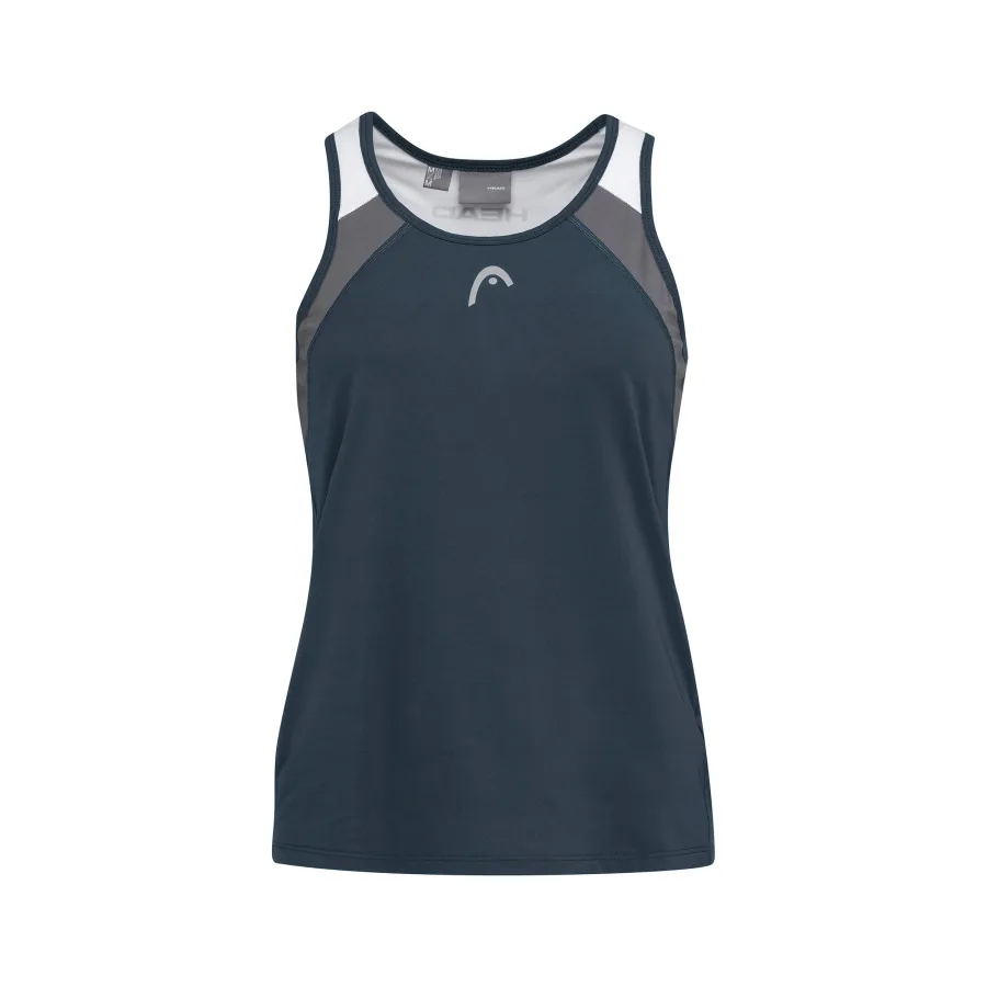 HEAD Club 22 Tank-Top Mädchen - dunkelblau, weiß