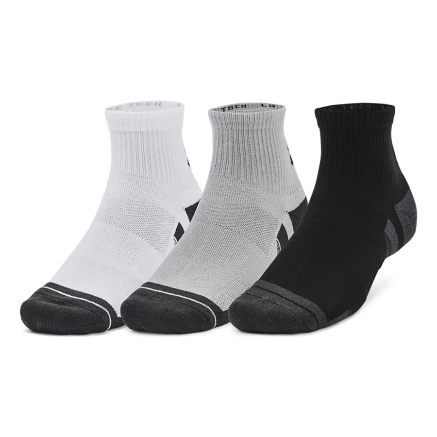 Under Armour Performance Tech Quarter Tennissocken 3er Pack-Grau,Mehrfarbig