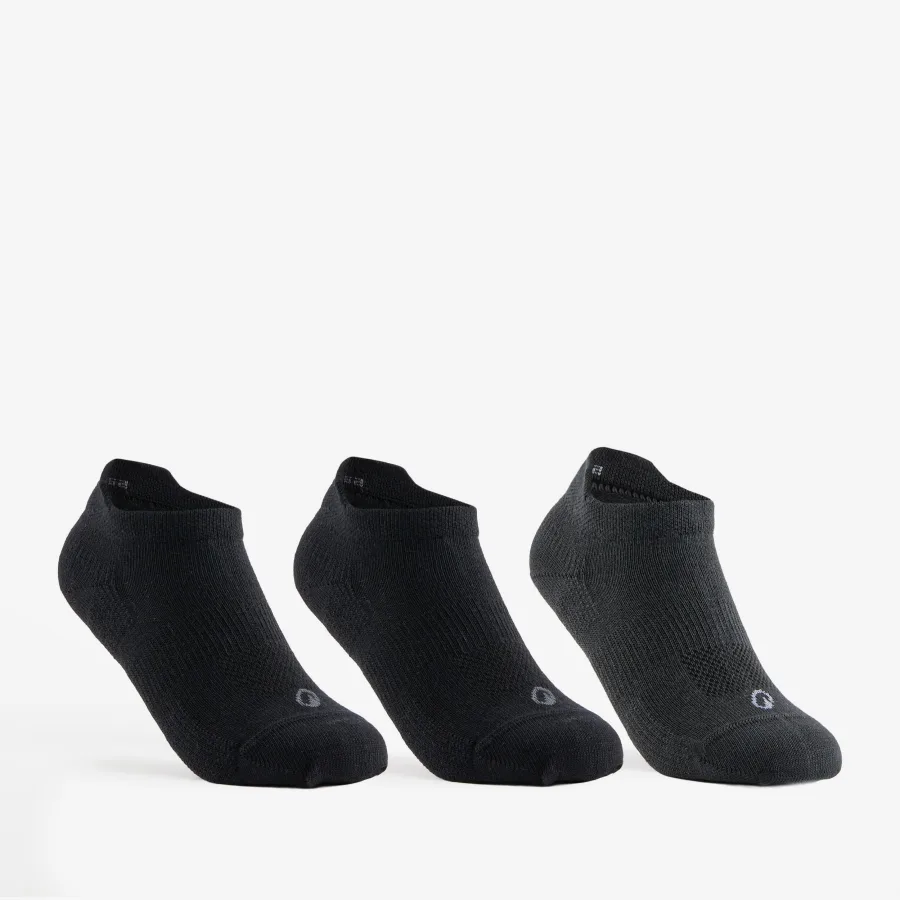 Decathlon Kinder Tennissocken 3er Pack - RS160 schwarz/grau