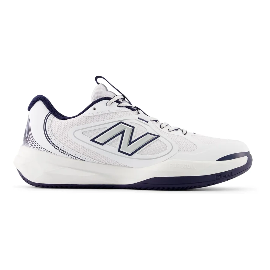New Balance FuelCell 796v5 Sandplatzschuh Herren - weiß, dunkelblau