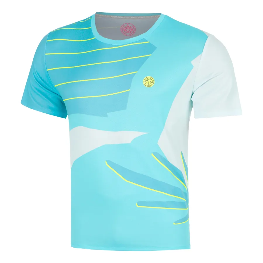 BIDI BADU Hey Laguna T-Shirt Herren-türkis, mehrfarbig