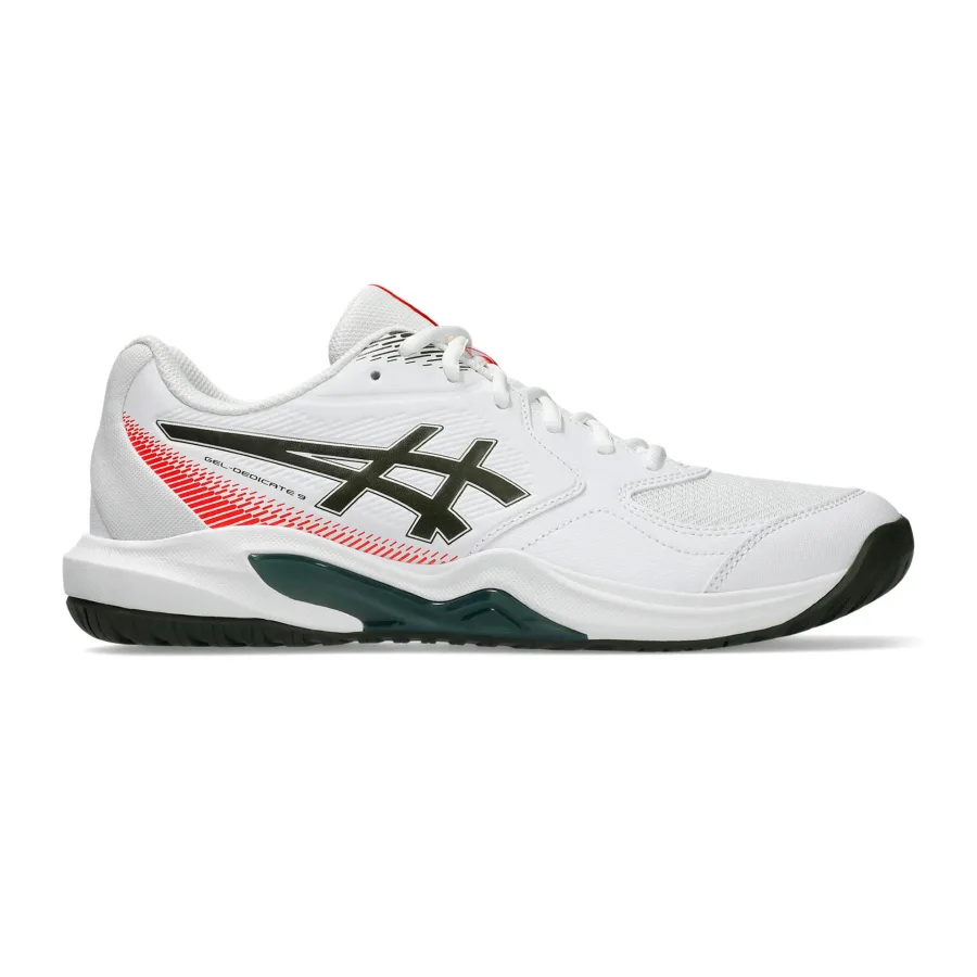 ASICS Gel-Dedicate 9 Allcourtschuh Herren - weiß, petrol