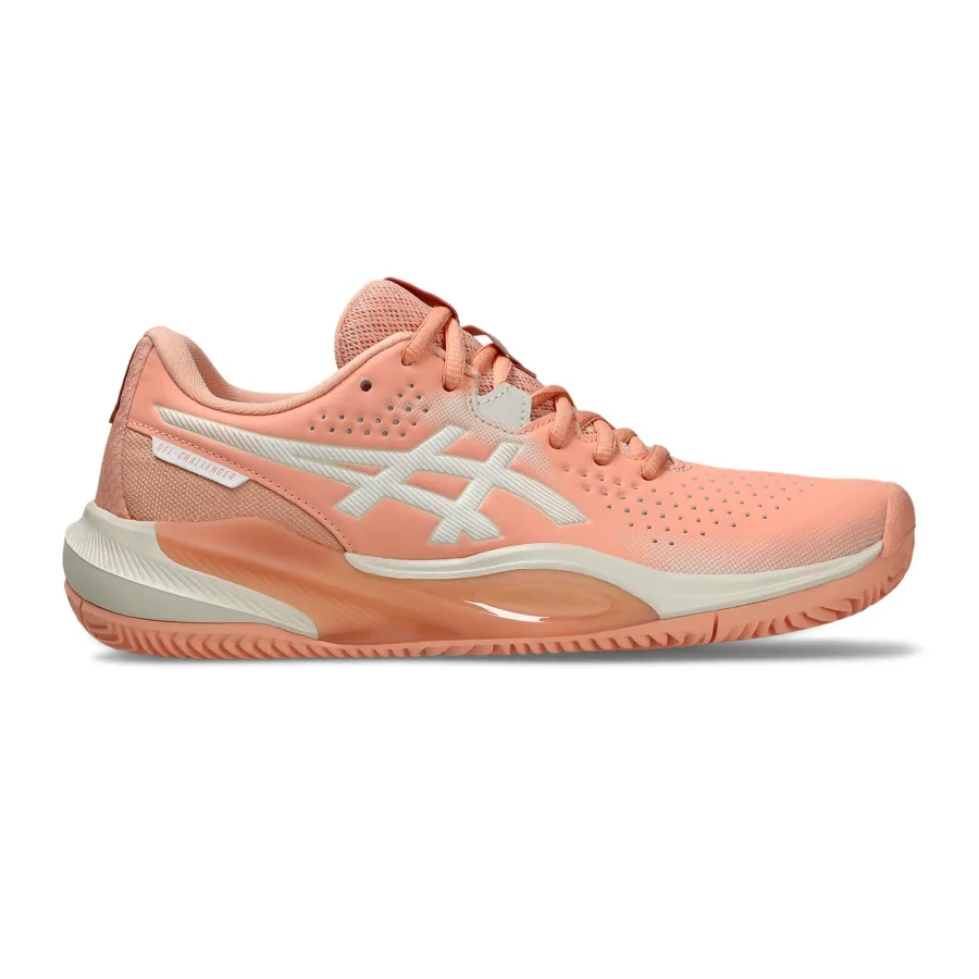 ASICS Gel-Challenger 15 Sandplatzschuh Damen - apricot, weiß