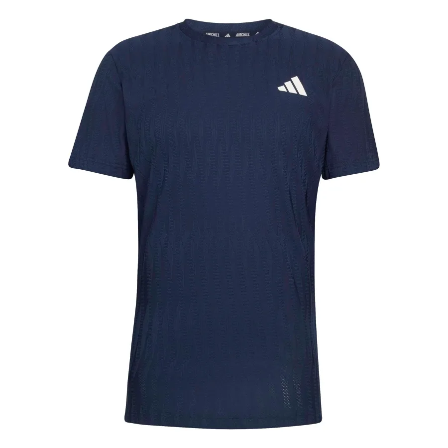 adidas Freelift T-Shirt Herren - dunkelblau, weiß