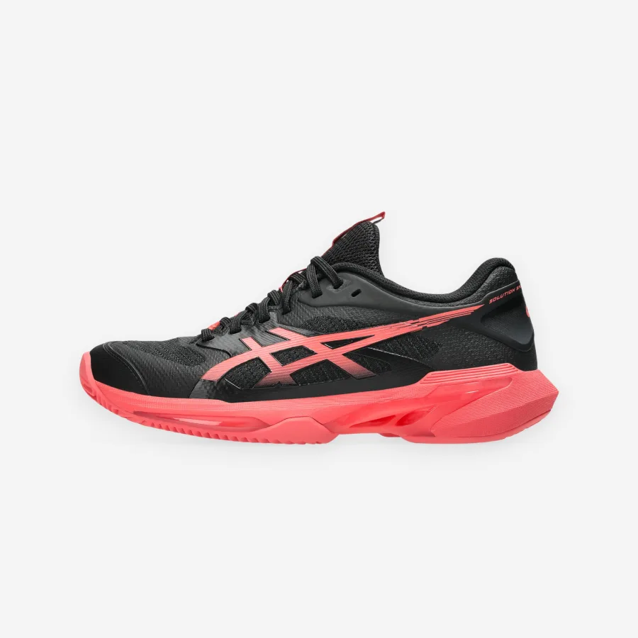 ASICS Damen Tennisschuhe Sandplatz - Solution Speed FF 4 schwarz/rosa