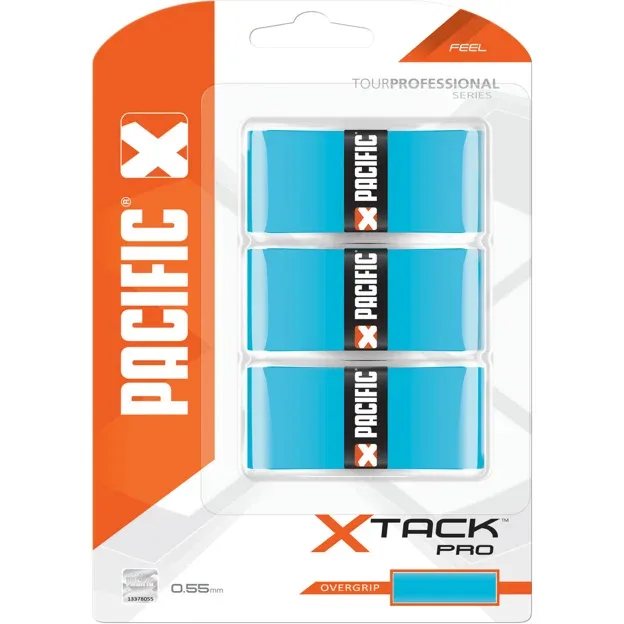 Pacific Pacific - X Tack Pro 0,55mm Griffbänder 3er Pack himmelblau