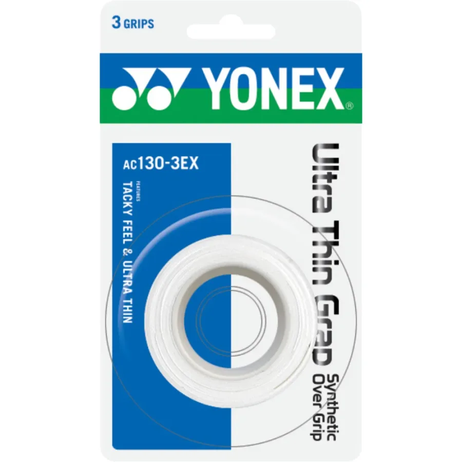 Yonex YONEX - Ultra Thin Grap Griffbänder 3er Pack weiß