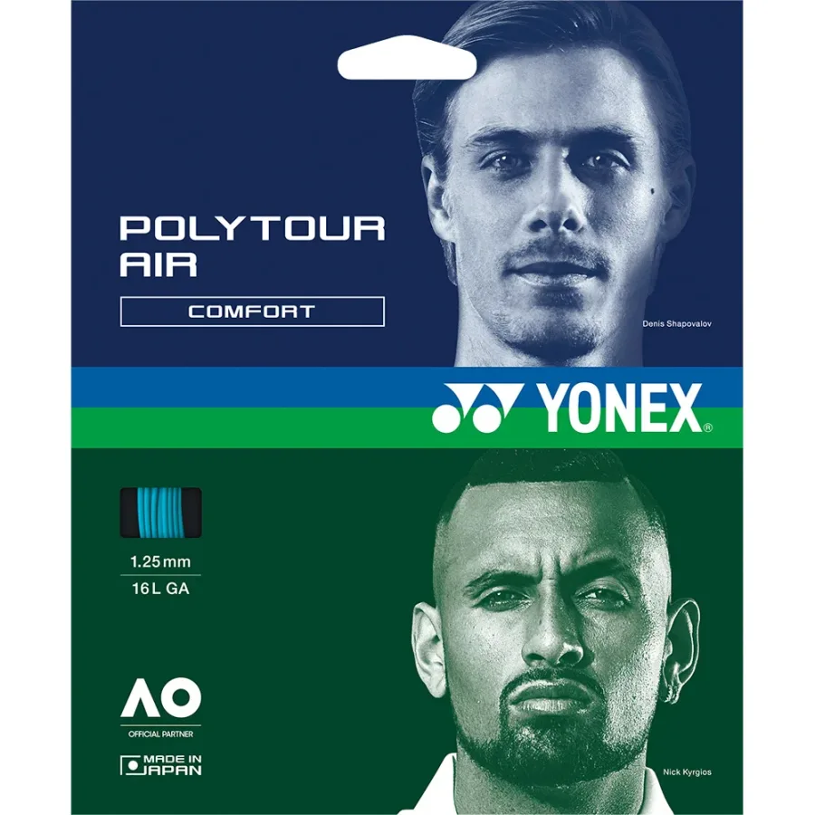 Yonex YONEX - Polytour Air 1,25 12m Tennissaite sky blue