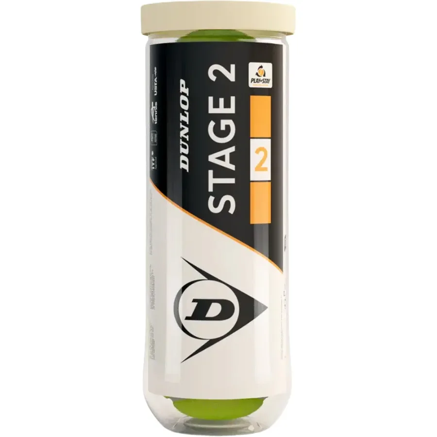 Dunlop Dunlop - Stage 2 Orange 3er PET Tennisbälle