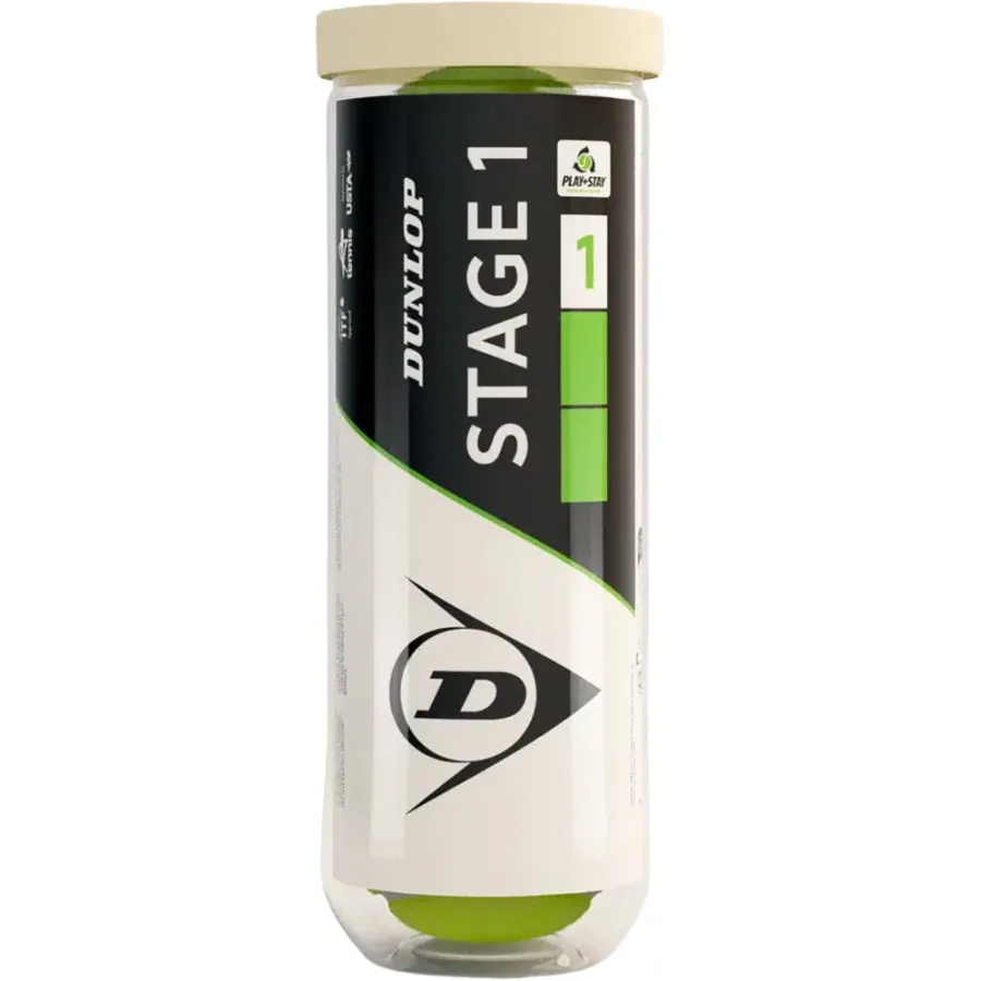 Dunlop Dunlop - Stage 1 Green Tennisbälle 3er PET
