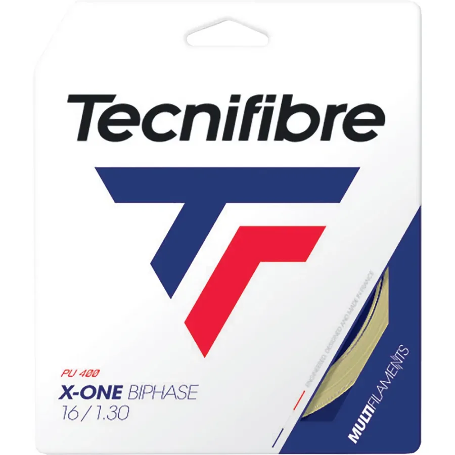 Tecnifibre Tecnifibre - X-ONE BIPHASE 1.30 12m Tennissaite natur