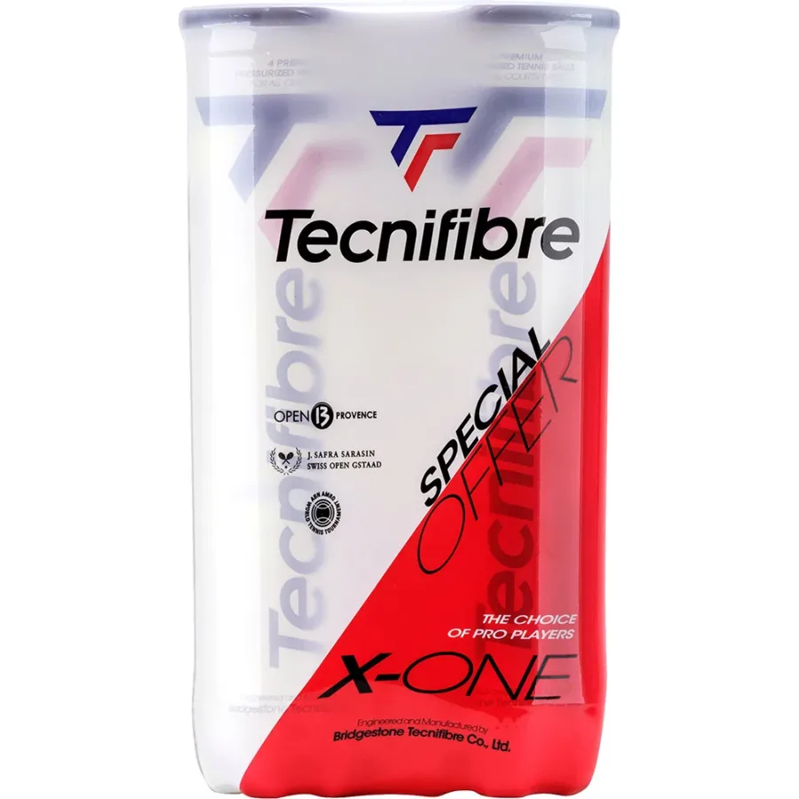 Tecnifibre Tecnifibre - X-ONE Bipack Tube PET 2x4 Tennisbälle
