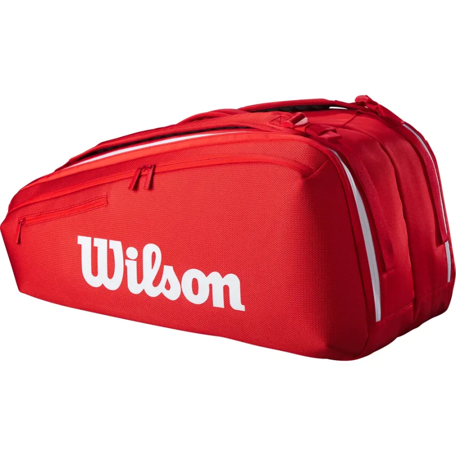 Wilson Wilson - Super Tour Red 9 Pack Tennistasche rot