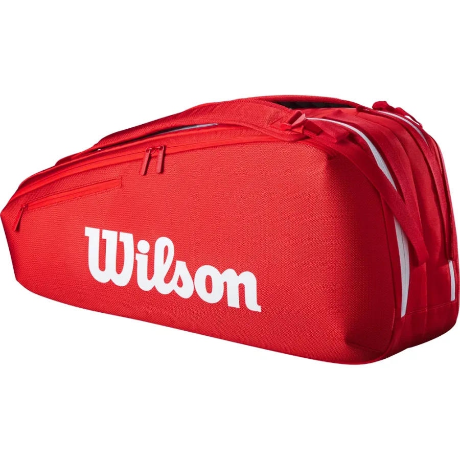 Wilson Wilson - Super Tour Red 6 Pack Tennistasche rot