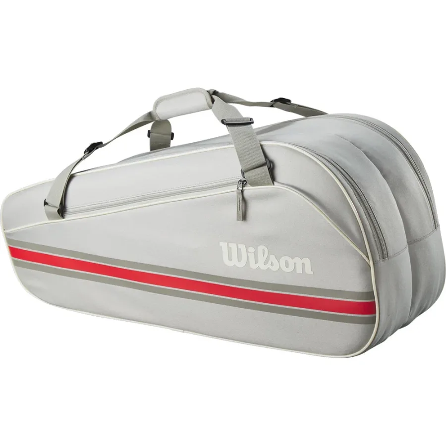 Wilson Wilson - Team 6-Pack Tennistasche cream