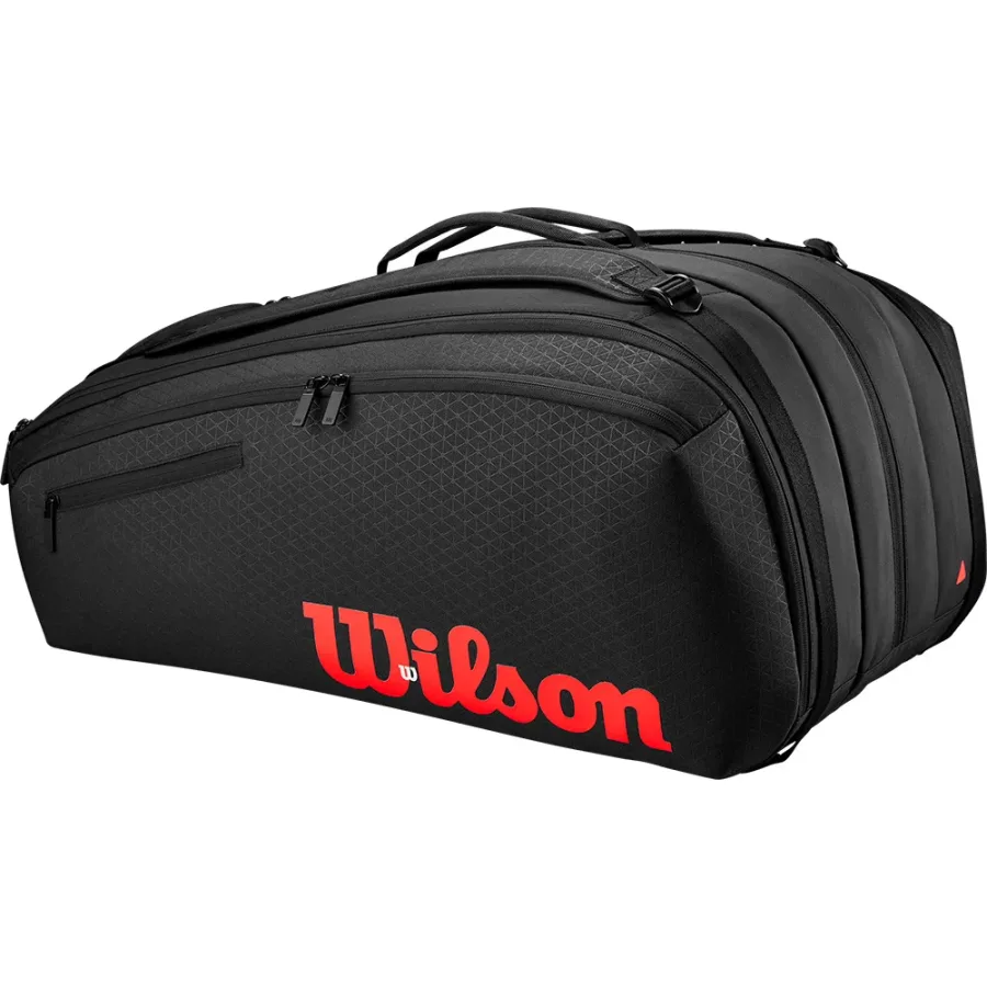 Wilson Wilson - Clash V3 Super Tour 15 Pack Tennistasche für 15 Schläger schwarz