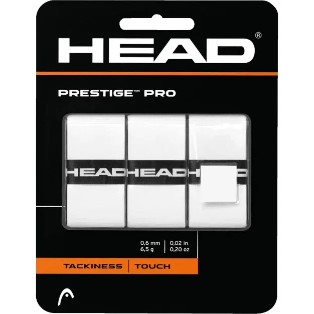 HEAD Head - Prestige™ Pro Tennis Griffbänder 3er Pack weiß