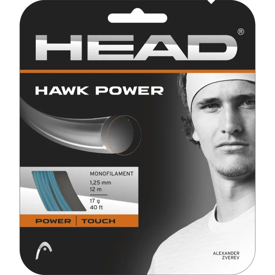 HEAD Head - Hawk Power Set 1.25 12m Tennissaite blau