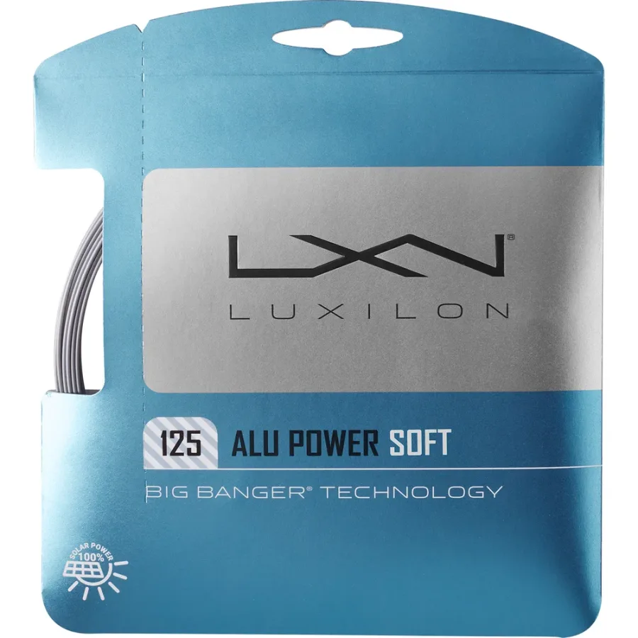 Luxilon Luxilon - ALU POWER® Soft 125 Tennissaite silber