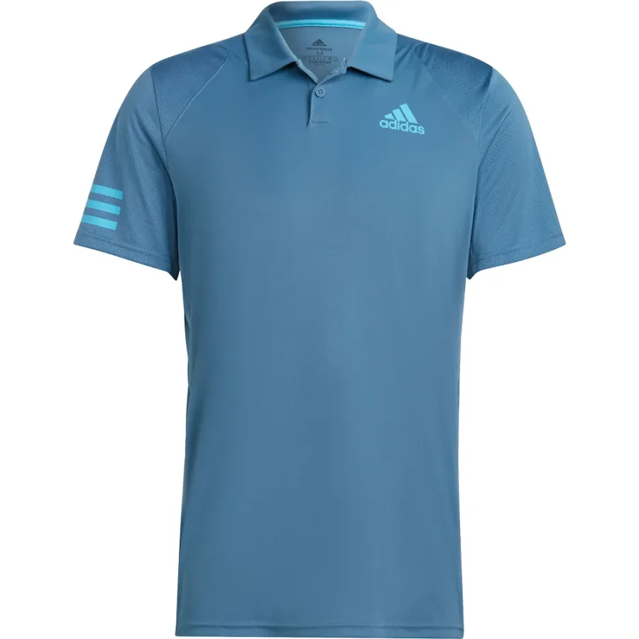 adidas adidas - Tennis Club 3-Streifen Poloshirt Herren altered blue