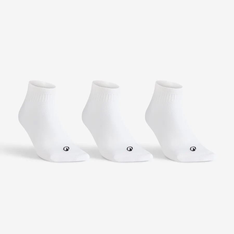 Decathlon Tennissocken Mid 3er-Pack - RS 100 weiß