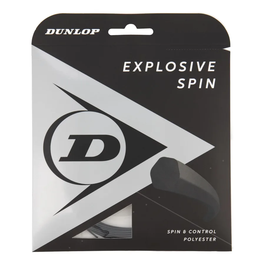 Dunlop Explosive Spin Saitenset 12m-Schwarz