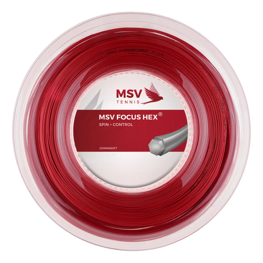 MSV Focus-HEX Saitenrolle 200m-Rot