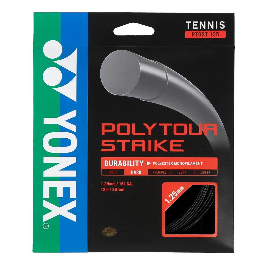 Yonex Poly Tour Strike Saitenset 12m - schwarz