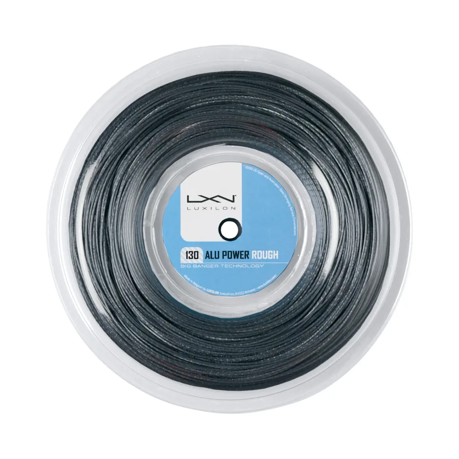 Luxilon ALU Power Rough Saitenrolle 200m-Silber