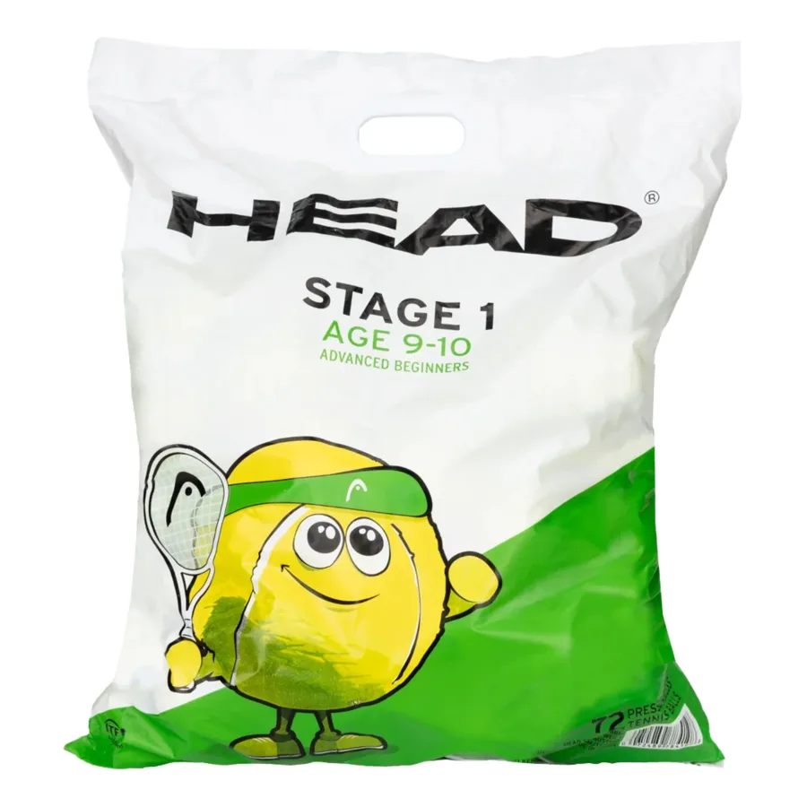 HEAD Stage 1 Green 72er Beutel