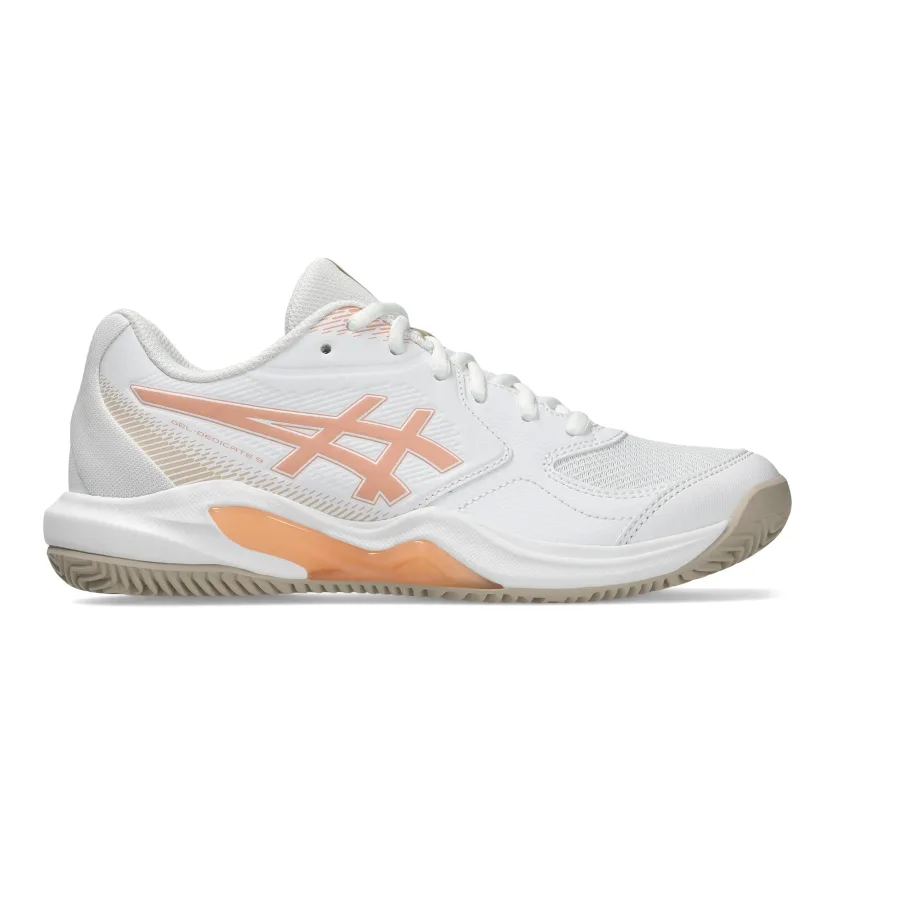 ASICS Gel-Dedicate 9 Sandplatzschuh Damen - weiß, apricot
