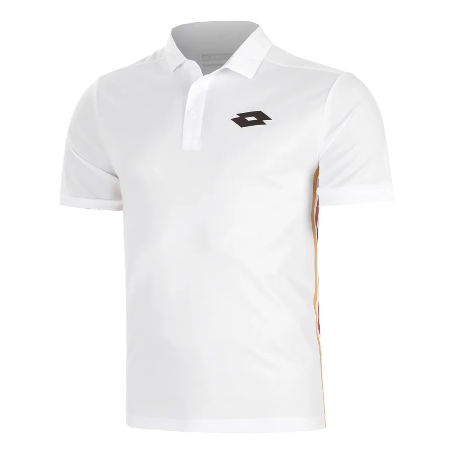 Lotto Tech VI Polo Herren - weiß, braun