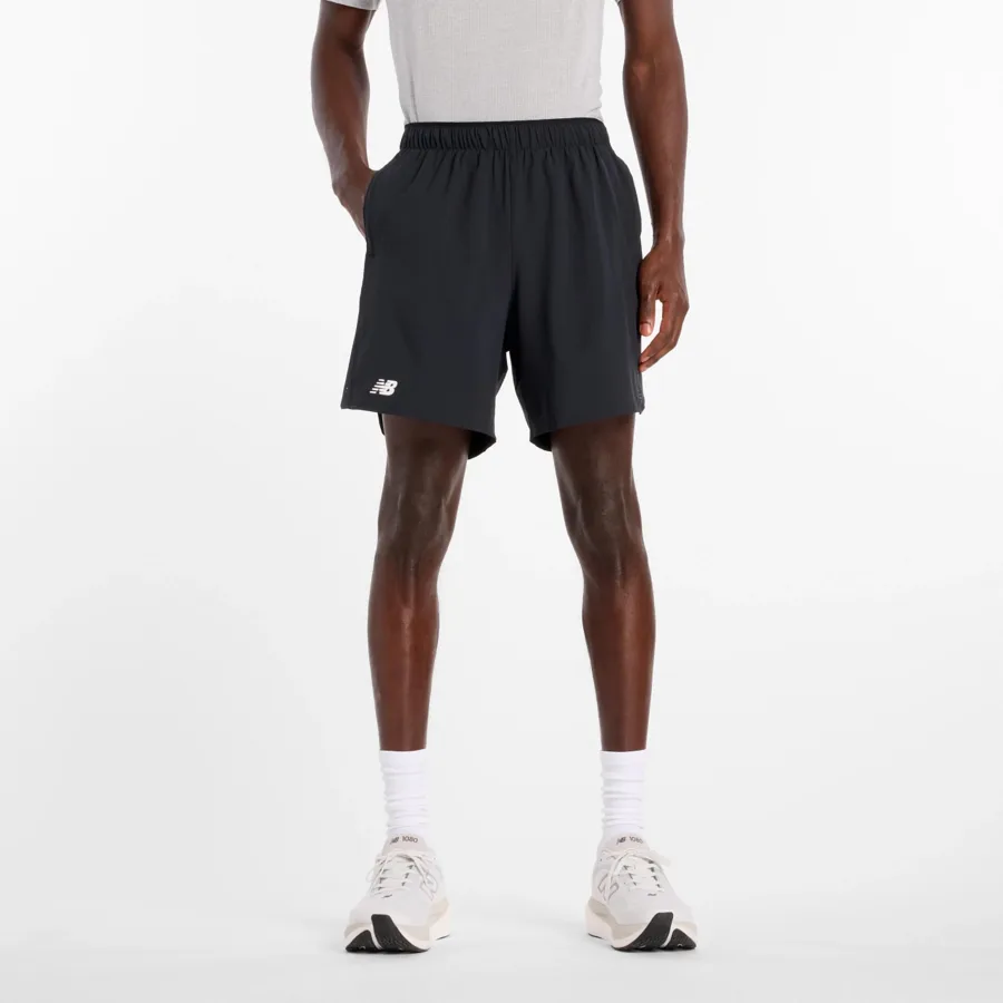 New Balance Tournament Shorts Herren-schwarz, weiß