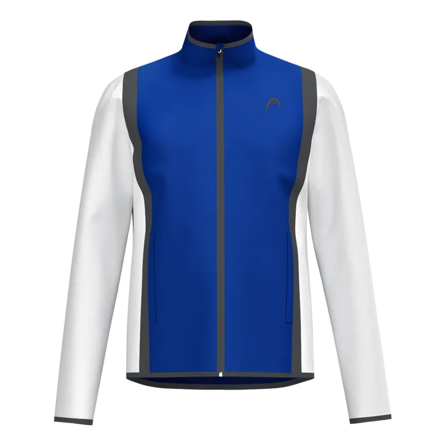 HEAD Club 25 Jacket Men Trainingsjacke Herren-Blau,Weiß