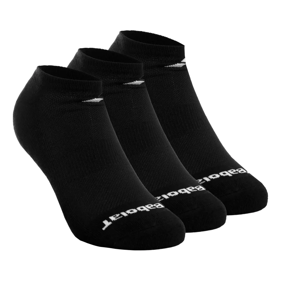 Babolat Invisible Tennissocken 3er Pack-Schwarz