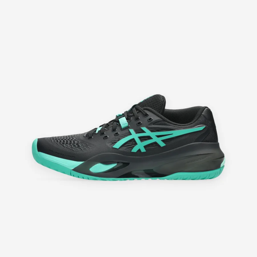 ASICS Herren Tennisschuhe Multicourt - Gel Resolution X schwarz/grün