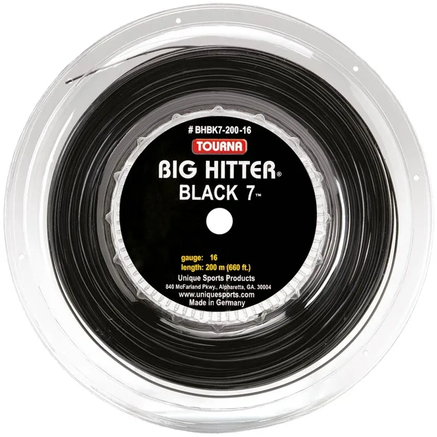 Tourna Big Hitter 7 Saitenrolle 220m-Schwarz