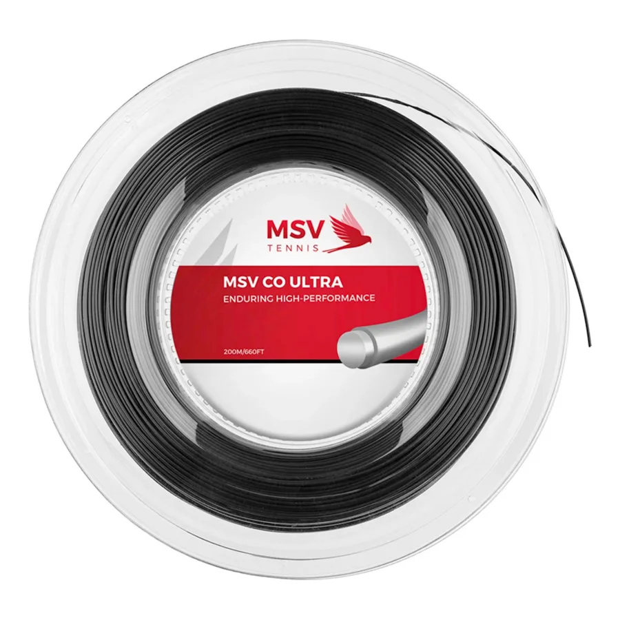 MSV Co Ultra Saitenrolle 200m-Schwarz