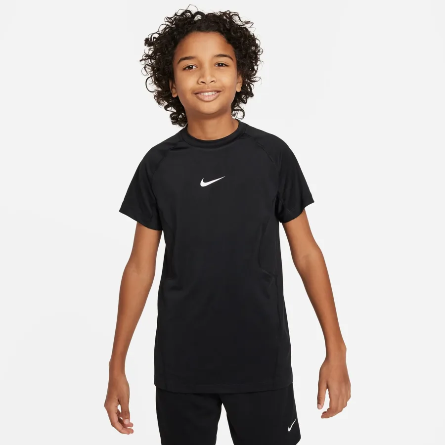 Nike Dri-Fit Pro T-Shirt Jungen-Schwarz