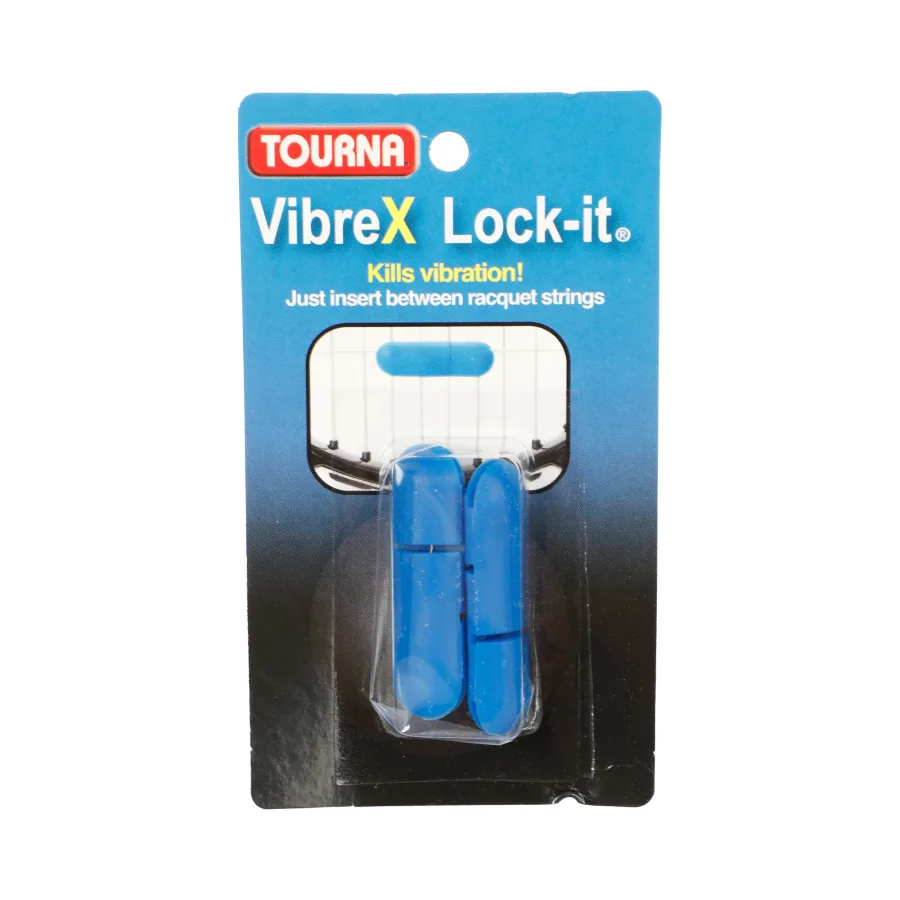 Tourna Vibrex Lock Dämpfer 2er Pack-Blau