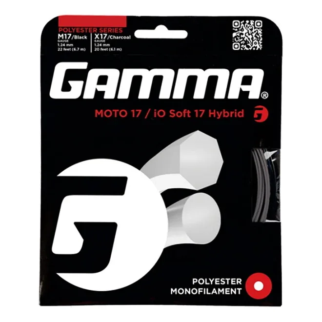 Gamma Moto IO Soft Hybrid Saitenset-Schwarz,Dunkelgrau