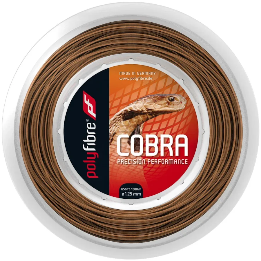 Polyfibre Cobra Beige/braun Saitenrolle 200m-Beige